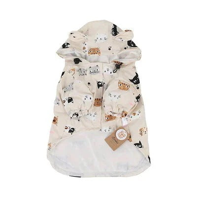 フレンチバケットレインコート子犬防水クマの服犬のとの薄いセクションの小型犬の子犬の傘