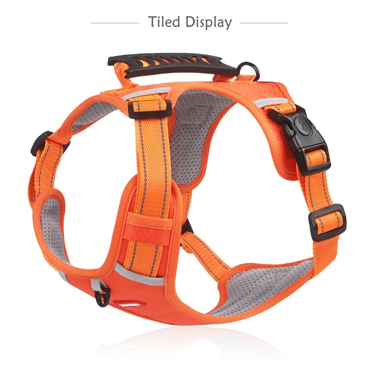 20%キャンペーン実施中!ハーネス 小型犬 犬用 ハーネスベルト 犬 ハーネス ハンドル付き 大型犬 中型犬 防衝撃 リード ドッグ用品 ペット 出かけ用 抜けない 散歩 カジュアル 簡単着脱 犬 ペ