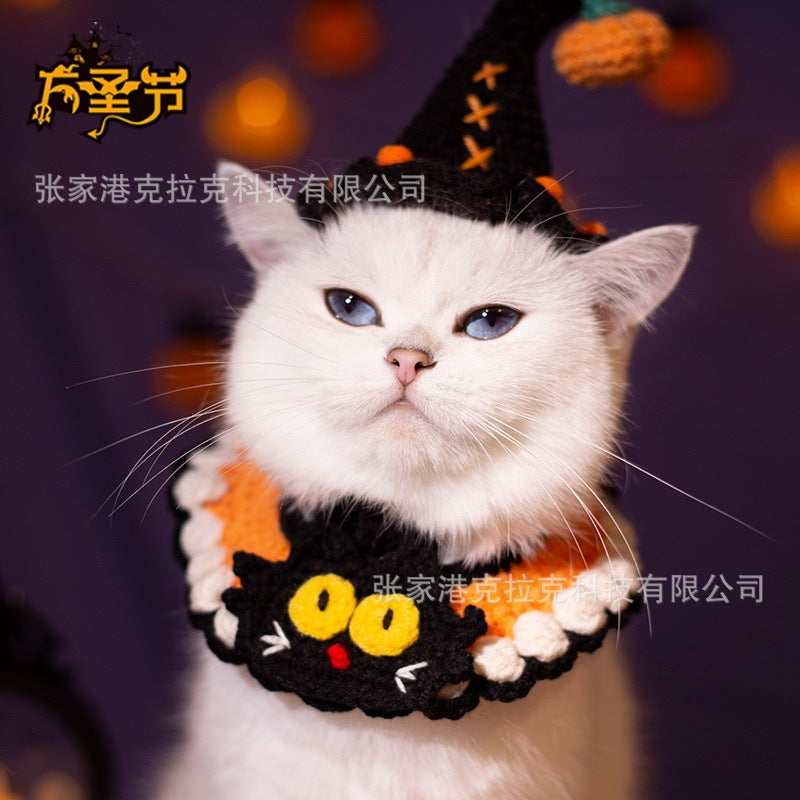 ねこ/犬用品 首輪マフラー サンタマフラー ハロウィンギフト プレゼント お祝い 大人気 着脱簡単 可愛い 散歩 旅行 撮影用 ペット服 記念撮影 INS tiktok かわいい ペット用品 ペット