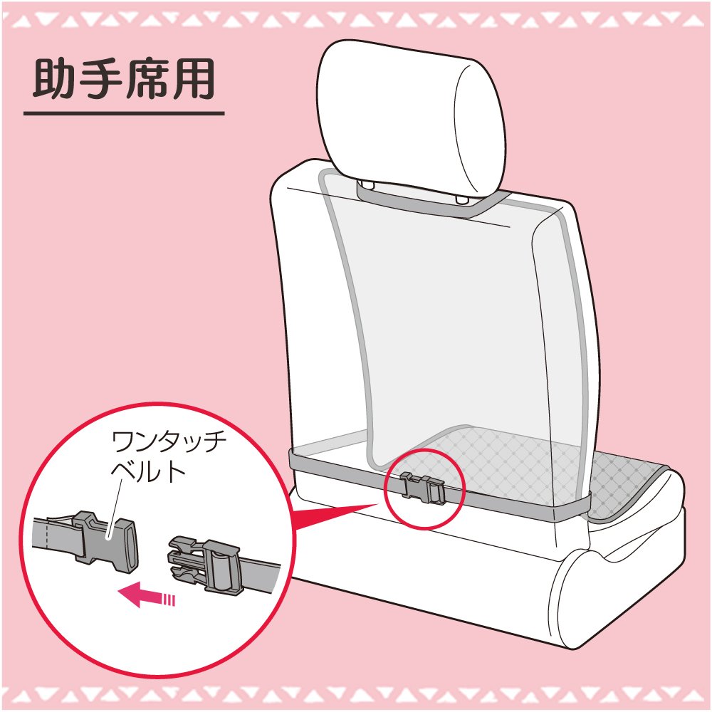 アイリスオーヤマ 犬 車 シート ドライブシート ブラウン 助手席用 PDSE-60