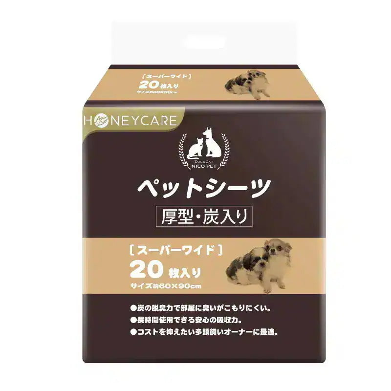 <a href="https://www.qoo10.jp/gmkt.inc/Search/brand.aspx?brandno=109151" target="_blank" class="title_brand" id="btn_brand" title="Honeycare">Honeycare</a>ペットシーツ 中厚型 ペットシート厚型 サイズ選択可 レギュラー ワイド スーパーワイド 香り付き 香りの選択
