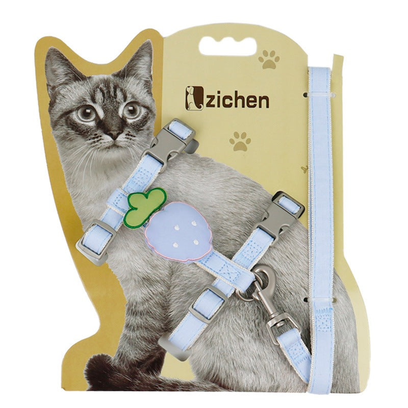 猫用 簡単装着 ペットハーネス リーシュ 軽量 お散歩 ハーネス ペット用品 お出かけ ネコ用ハーネス ハーネスリードセット 1 犬 小型犬 犬用 中型犬 おしゃれ リード 胴輪 犬用ハーネス シンプ
