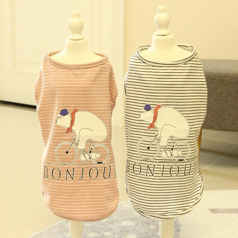 春夏新作 犬服 ペット服 犬 洋服 ペット 犬用品 小中型犬 犬服春夏服かわいい薄着夏猫ペット服