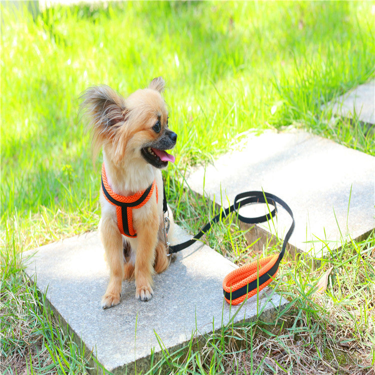 ハーネスリードセット お出かけ ネコ用ハーネス 犬 軽量 胴輪 ペット用品 55 2点セット リード 中型犬 小型犬 シンプル お散歩 犬用 ハーネス 簡単装着 リーシュ 犬用ハーネス 猫用 ペットハ