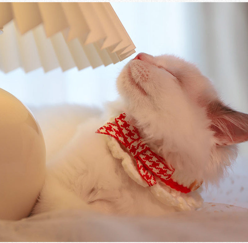 アクセサリー 20cm~30cm オシャレ かわいい 猫 撮影道具 成猫 チョーカー 首輪 ペット ネコ 超軽量 犬 子猫 マフラー 安全 写真 猫用首輪 カラーリボン リボン