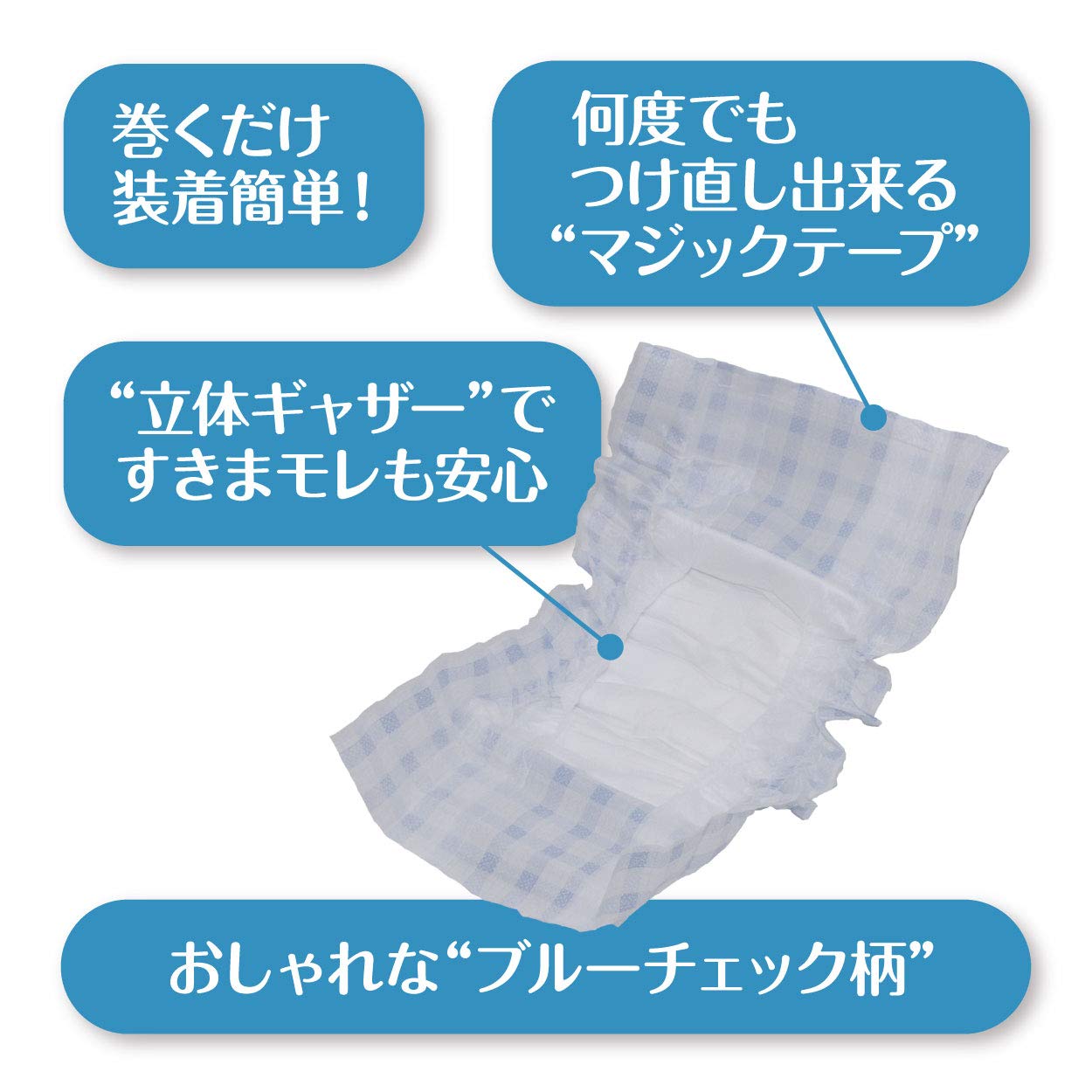【Amazon.co.jp限定】ペティオ (Petio) Petzone(ペットゾーン) エチケットウェア男の子用 SSサイズ 48枚入