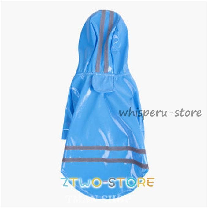 犬服 ドッグウェア レインコート レインポンチョ 人気沸騰 雨の日のお散歩に適 着せやすい ペット用品 ペットグッズ 小型犬 中型犬 撥水 春 夏 秋 冬