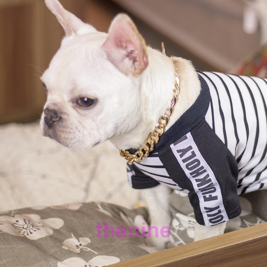 犬 チェーン 首輪 ステンレス トレーニング チョーク スリ ップ 大型 犬 ドッグ ゴールド