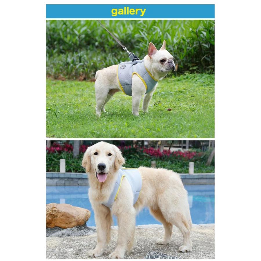 新商品プロモーション,数量限定 犬 ハーネス クール 冷却 冷感 ペット 服 胴輪 ドッグ メッシュ犬 ハーネス