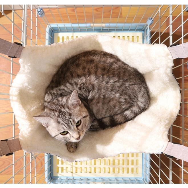 猫 ハンモック ベッド ペットベッド 洗える マット 夏 秋 冬 ゲージ キャット 小動物 大判 防水 ハンモッグ かわいい