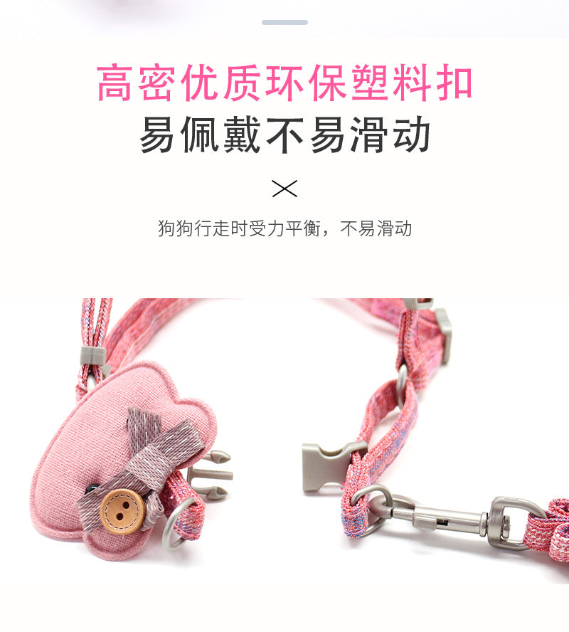 中型犬 2点セット ペット用品 92 ネコ用ハーネス 軽量 ペットハーネス お出かけ 犬 ハーネスリードセット リーシュ 犬用 胴輪 ハーネス お散歩 リード 犬用ハーネス 簡単装着 小型犬 シンプル