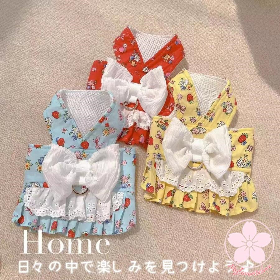 高級な質感 ペット 服 安い 犬 春 夏 フリル ワンピース かわいい 可愛い ハイブランド 猫 ドッグウェア