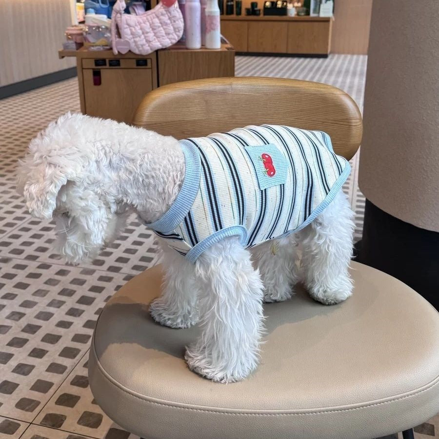 夏サロペット ストライプデザイン インスタ映え 犬服 犬 服 犬 服 犬服 犬の服 ペット用品 ハーネス 小型犬