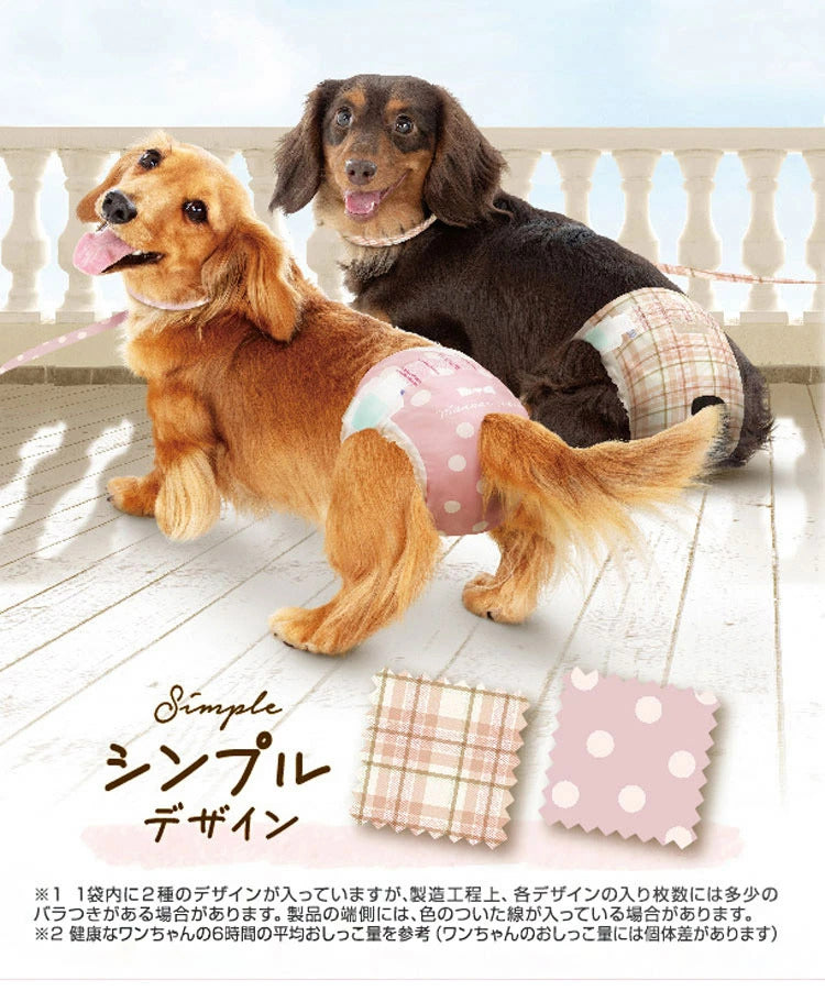 <a href="https://www.qoo10.jp/gmkt.inc/Search/brand.aspx?brandno=18151" target="_blank" class="title_brand" id="btn_brand" title="ユニ・チャーム">ユニ・チャーム</a>【4個セット】 マナーウェア 女の子用 S モーヴピンクドットピンクチェック 36枚 小型犬用 犬用おむつ マナーおむつ ペット用 まとめ売り セット売り まとめ買い