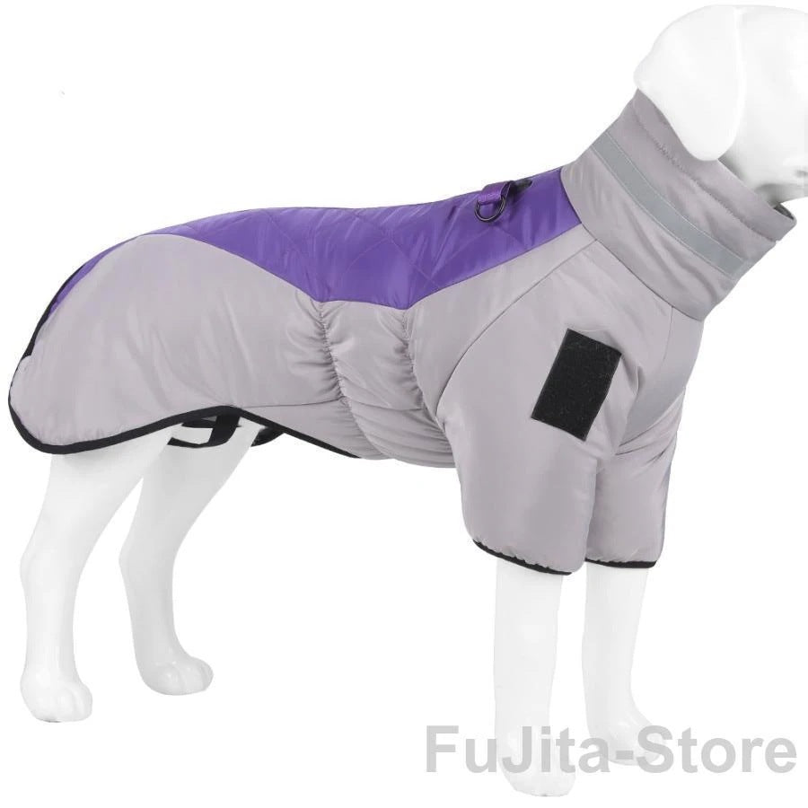 ペット服 犬服 ドッグウェア ダウンジャケット 大型犬防寒 秋冬 ワンちゃん服 大型犬 保温 防水 犬のコート 中綿ジャケット 裏起毛 二つ足 冬 暖かい服 愛犬用