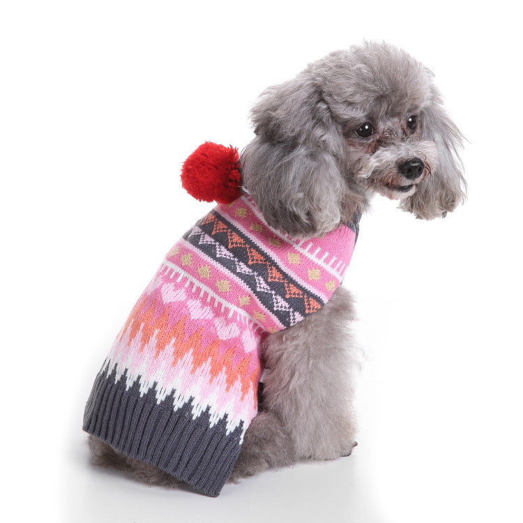 2023年新作入荷 ペット服 犬 服 Tシャツ ドッグウェア犬セーターペットクリスマスセーターニットハイネックペット服セーター犬セーター