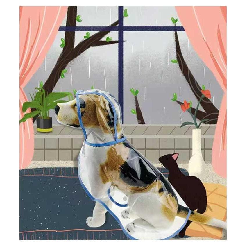 犬服 レインコート 透明 雨具 ドッグウェア フード付き ペット服 ドッグウェア レインウェア 小型犬 大型犬 中型犬 ドッグ 犬服