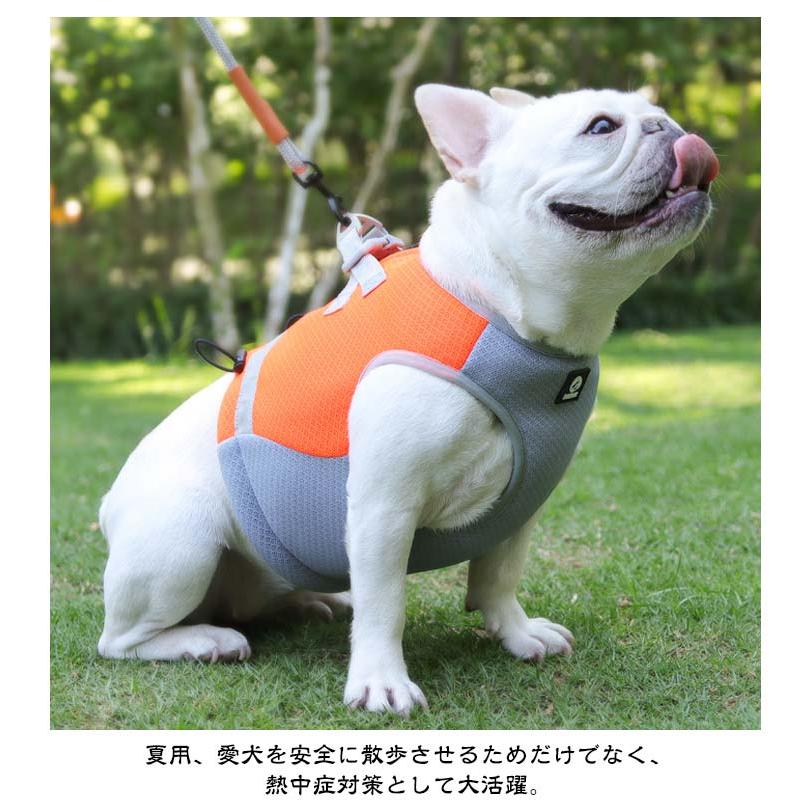 【今月限りのアクティビティ】【出荷が迅速である】犬 熱中症対策 犬クールウェア 犬クールベスト ハーネス 気化熱 冷却 涼しい 犬服 夏用 冷感服 小型犬 中型犬 大型犬 夏用服 紫外線対策 軽量 ク