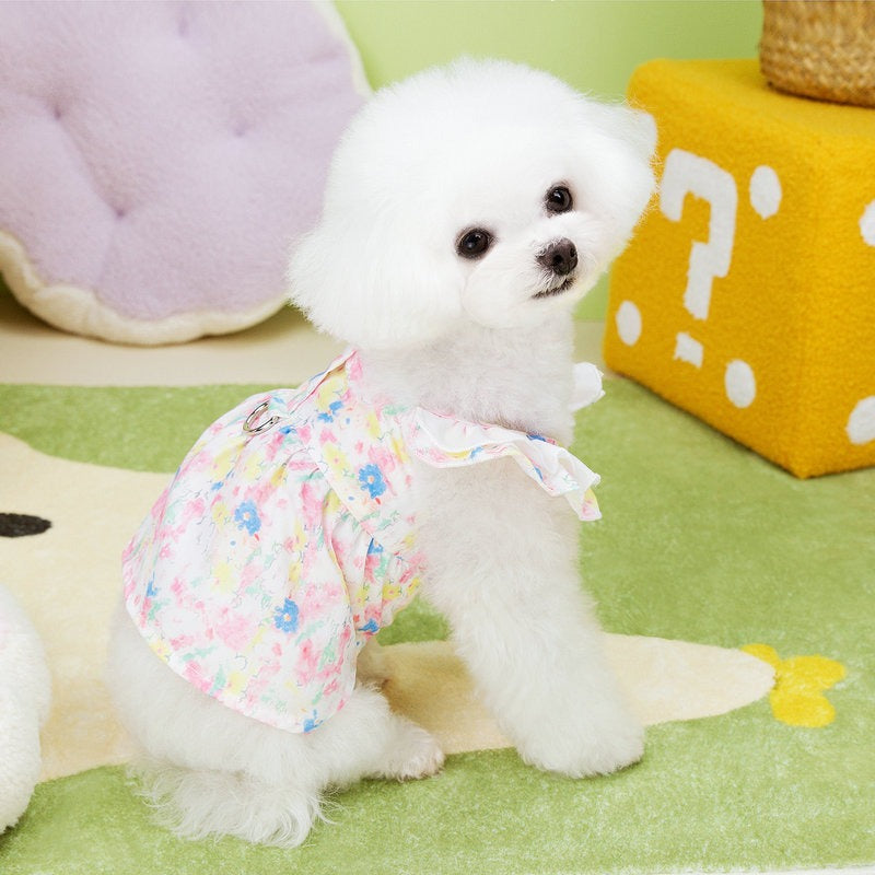 【新作犬猫服 登場】 犬服 ペット服 犬 洋服 春と夏リーシャブルペット犬小型犬と中型犬ドレス服