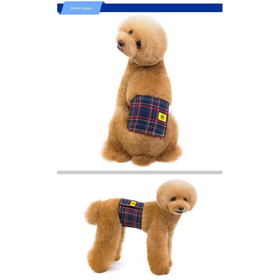 新商品プロモーション,数量限定 犬 マナーベルト マナーバンド タータンチェック オムツカバー ドッグウェア 犬の服 服 しつけ マーキング防止 トイレ 介護犬 マナーベルト