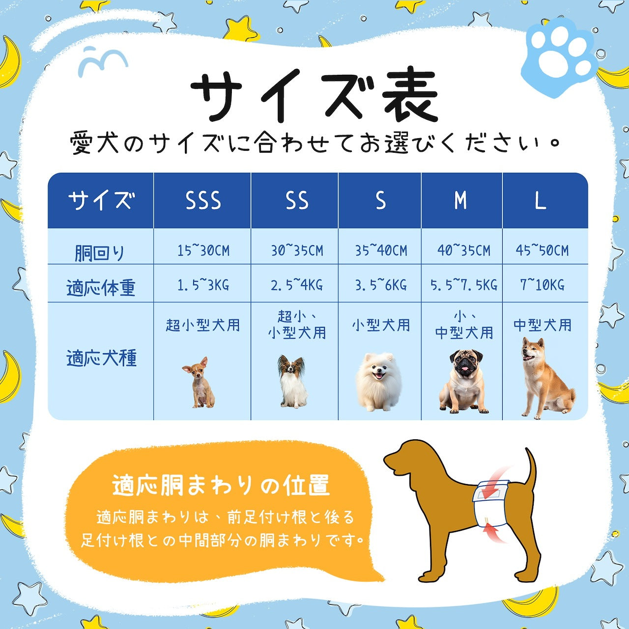 <a href="https://www.qoo10.jp/gmkt.inc/Search/brand.aspx?brandno=136149" target="_blank" class="title_brand" id="btn_brand" title="Japapet">Japapet</a>ペットオムツ マナーベルト 男の子用 犬用オムツ 5サイズ 52/48/46/42/38枚入 マナーおむつ ペット用おむつ 介護用 ペット用生理パンツ 長時間使用