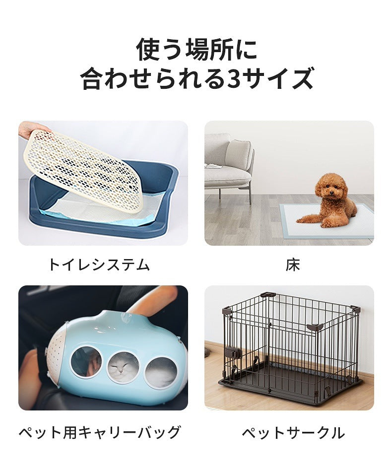 <a href="https://www.qoo10.jp/gmkt.inc/Search/brand.aspx?brandno=109151" target="_blank" class="title_brand" id="btn_brand" title="Honeycare">Honeycare</a>ペットシーツ 薄型 ペットシート 犬猫 サイズ選択可 レギュラー800枚 ワイド400枚 スーパーワイド200枚