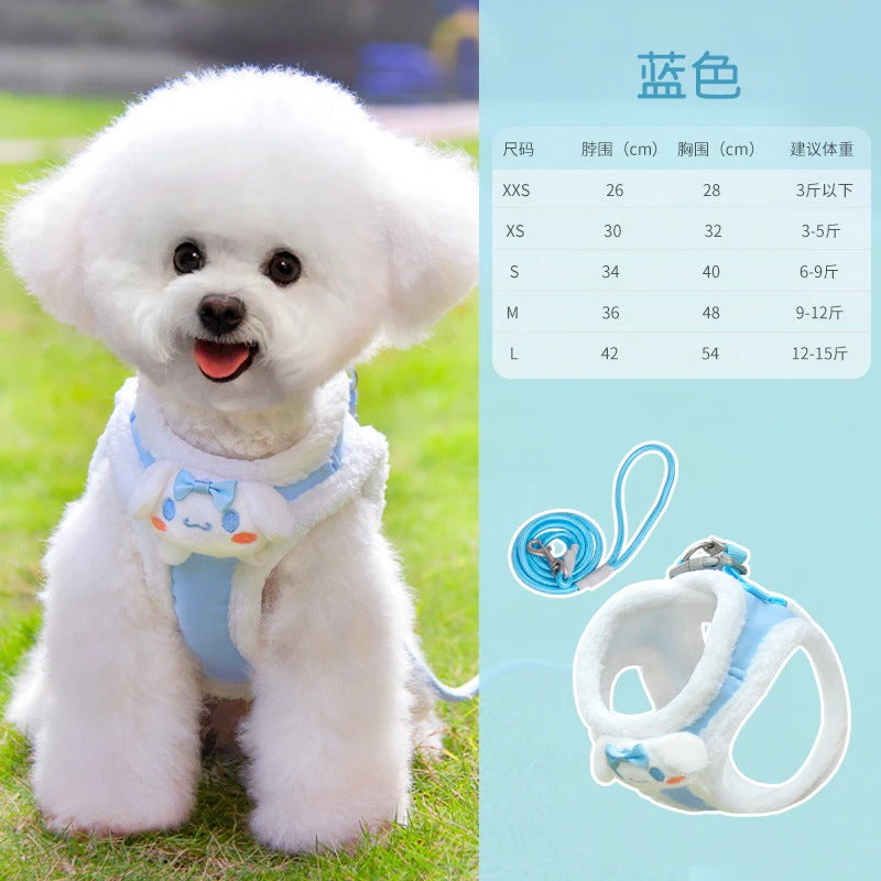 2点セット 犬用 犬用ハーネス 133 おしゃれ お出かけ ハーネス リード ペットハーネス お散歩 ハーネスリードセット シンプル 軽量 小型犬 中型犬 胴輪 簡単装着 犬 ネコ用ハーネス ペット用