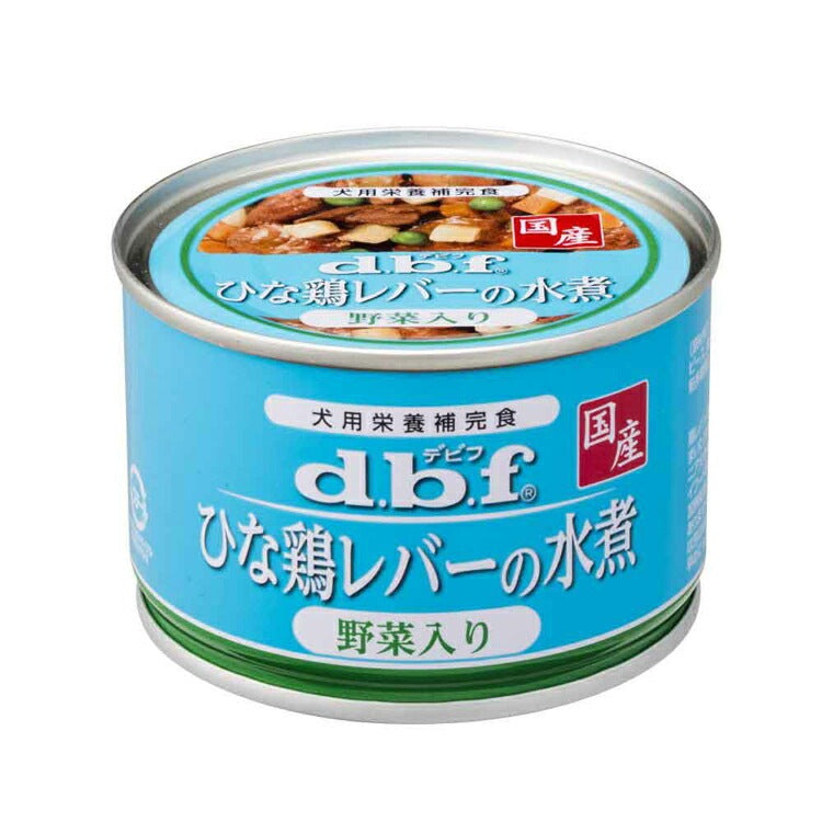 ひな鶏レバーの水煮 野菜入り 150g×24 デビフペット