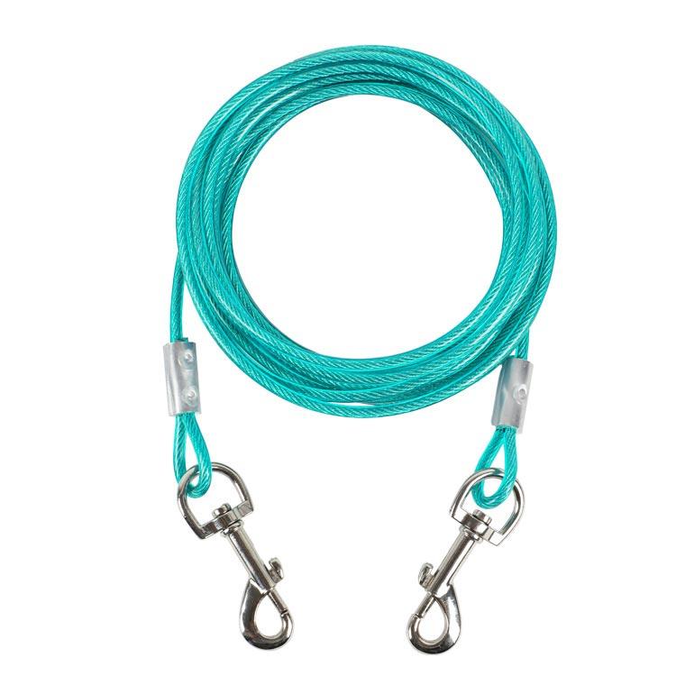 【今月限りのアクティビティ】【出荷が迅速である】切れないリード ステンレス 大型犬 チューブ 犬用リード 錆びにくく リード 中型犬 犬の散歩 ワイヤー入り 切れないリード ワイヤーリード ドッグリ