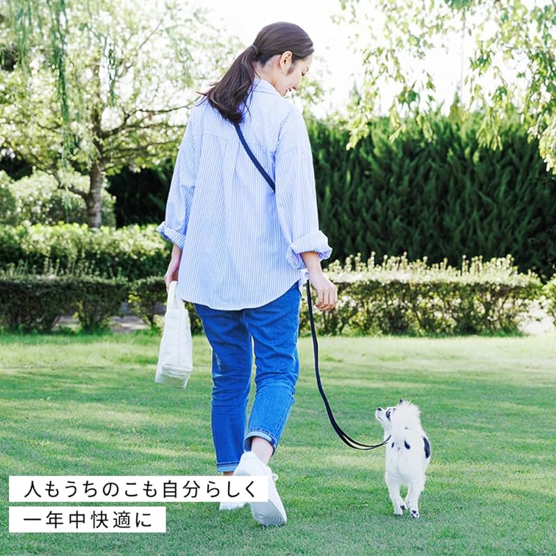 【即納】アイリスオーヤマ 犬 リード 伸縮 長さ調整 RFM-NLC32 ダークグレー
