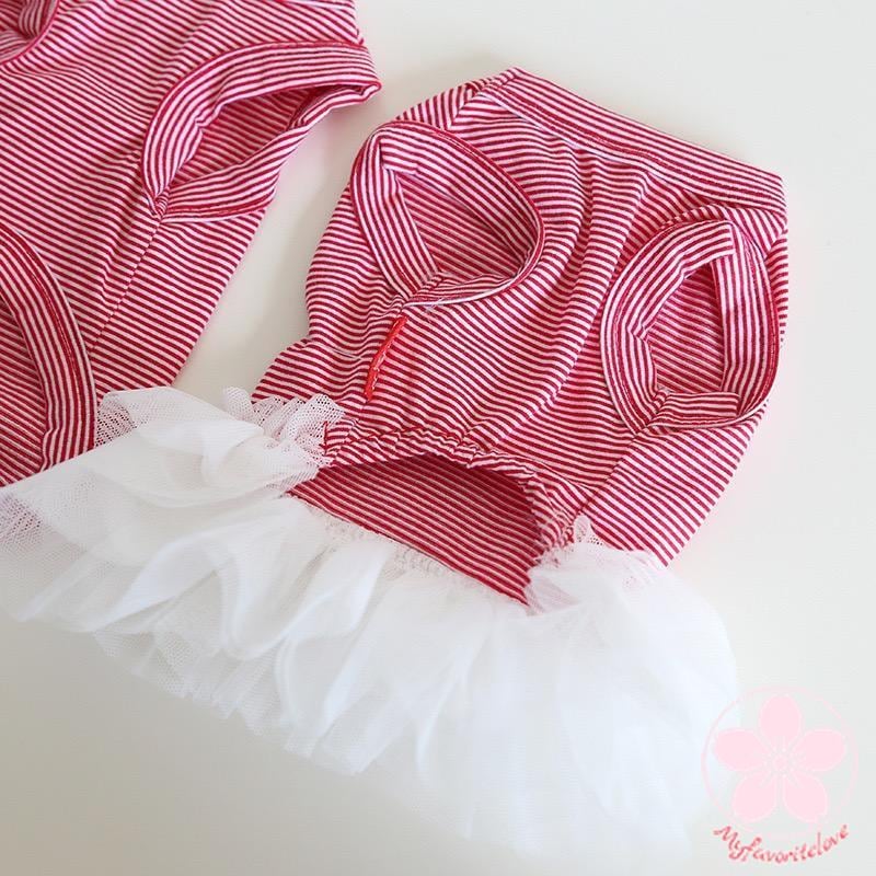 新入庫 ペット 服 安い 犬 春 夏 秋 さくらんぼ 柄 ボーダー タンクトップ ワンピース かわいい 可愛い ハイブランド 猫 ドッグウェア