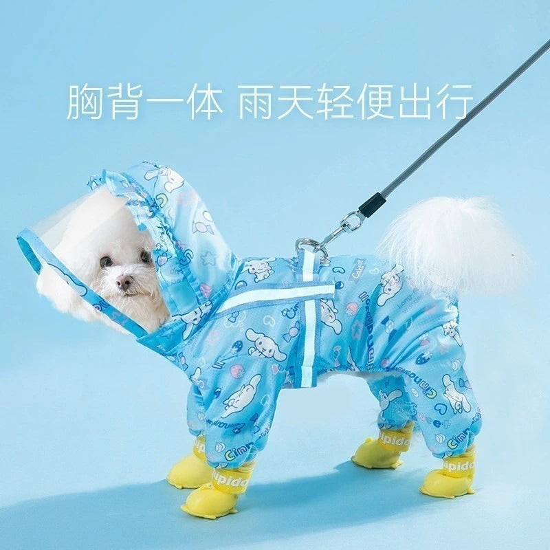 ペット服 犬 レインコート 防水 ポンチョ ペット 雨の日 服
