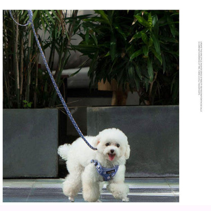 新商品プロモーション，数量限定 ハーネス 小型犬 ハーネス リード ２点セット ペット用品 全９種 ハーネスフリーサーズ 体重5ｋｇ以内 リード152cm バックルで簡単着脱 歩行補ハーネス 小型犬