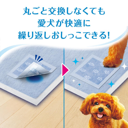 [貼るだけ キレイ・ラク・エコ] デオシート キレイパッド Sサイズ 160枚 [80枚x2] 犬用 トイレシート パッド【まとめ買い】