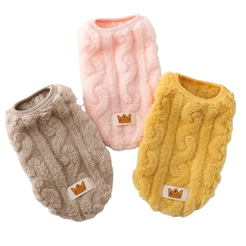 秋冬 ペットウェア のペット服犬の保温綿入れベストベストリバーシブルチョッキテディビーベア猫の服
