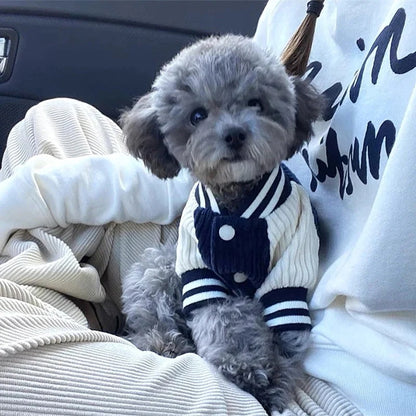 ペット服 犬の服 犬猫服 野球服 ジャケット テディビーベア ヨークシャー 小中型犬 服 快適 ペット用品 犬用品 散歩 防寒 秋冬服