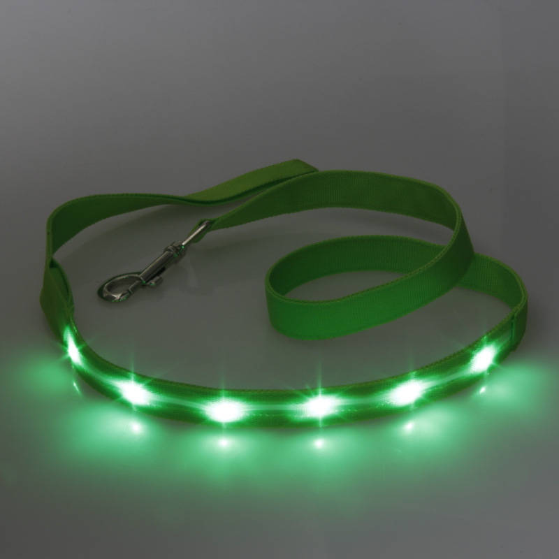 リード 光る LEDライト 犬 猫 ドッグ キャット 小型犬 中型犬 大型犬 ペット用品 ペットグッズ 電池式 ボタン電池 牽引紐 平紐 リーシュ 夜