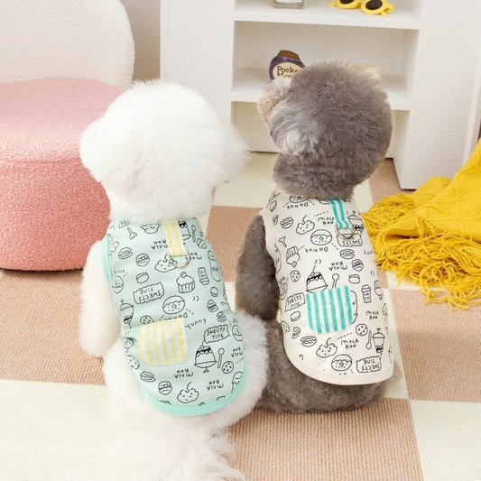 【新作犬猫服 登場】 犬服 ペット服 犬 洋服 春夏薄手ペットベスト犬服小型犬中型犬ペット猫服