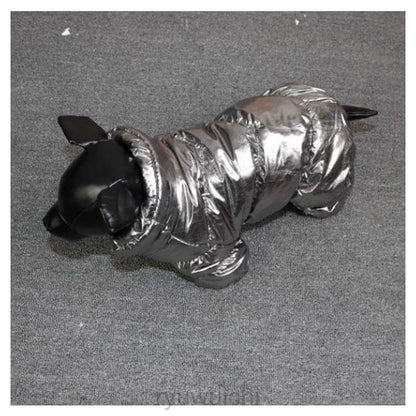 犬服 冬 ドッグウェア 中綿 裏ボア つなぎ カバーオール ダウン風ジャケット コート 保温 ペット服 小型犬 中型犬 犬の服 防寒 犬 服