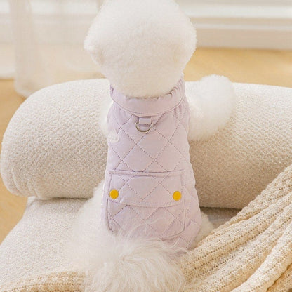 犬服 ワンちゃん服の保温ポケットはベストの子犬の両足を牽引し猫の服を厚くすることができる