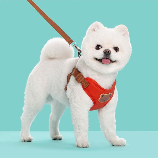 子犬の胸のベルトのベスト式の牽引ロープは犬のひもの小型犬のテディの雪の納瑞比熊を散歩します メガ割ワンピースパンツトートバッグ