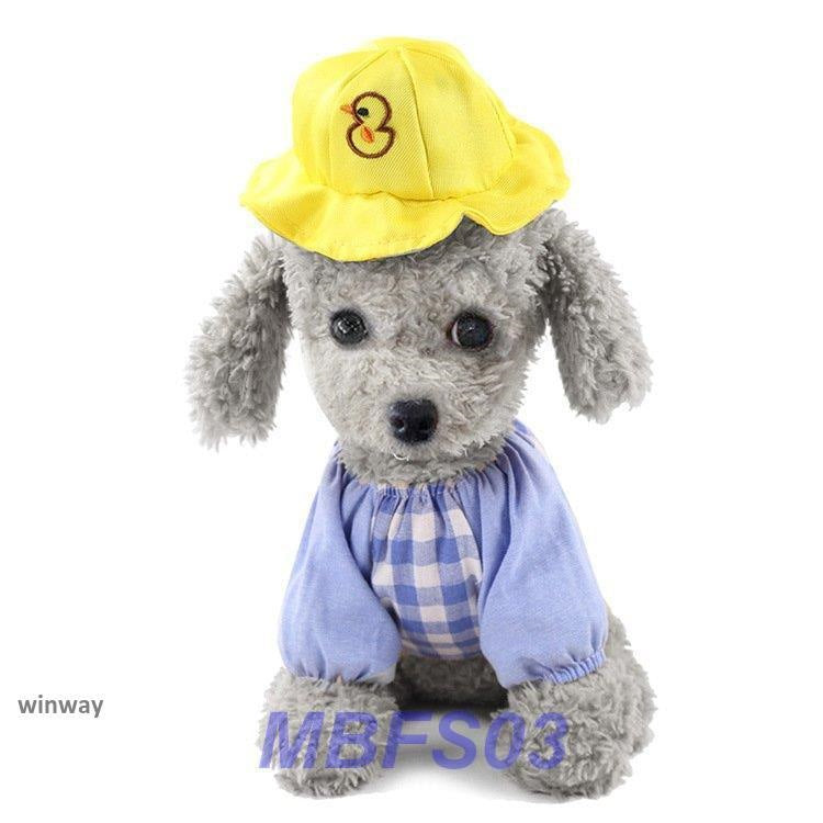 ワンちゃん服 小型犬 犬服 犬の服 おしゃれ 安い ドックウェア 犬服 ペット服 チェック柄 格子 幼稚園 帽子付き アヒル かわいい 春 秋 夏 通販
