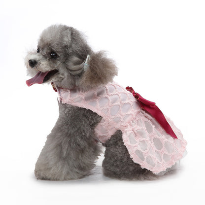 ペットウェア かわいい 犬の服装 猫と犬とペットのイブニングドレスペットの服 犬猫服　快適で可愛い 犬用品
