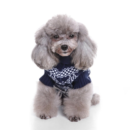 2023年新作入荷　ペット服 犬　服　Tシャツ ドッグウェア犬服クリスマス衣雪花セーターハロウィンペット服セーターヘラジカ衣犬セーター