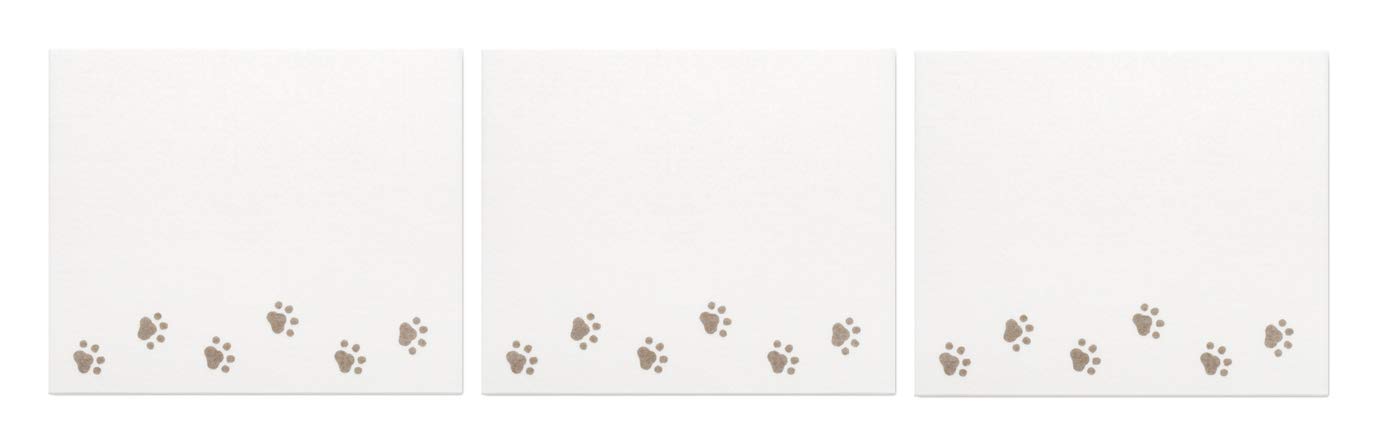 サンコー おくだけ吸着 壁汚れ防止シート 3枚入 25×30 犬用 イヌ おしっこ 飛び散り防止 掃除便利 壁に貼れる 剥がせる 【日本製 消臭 洗える】 ホワイト KV-35