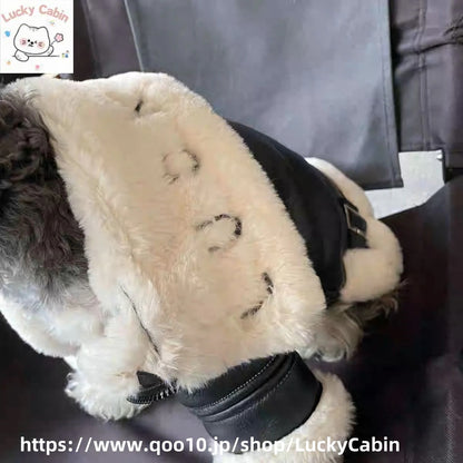 秋冬の犬服 テディボーミペットのコキシナレビーベア秋 暖かい可愛らしい 暖かい野球服 冬アウター中小型犬猫の綿の服です