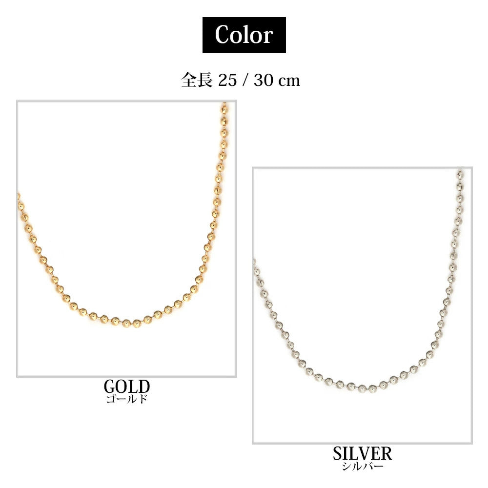 <a href="https://www.qoo10.jp/gmkt.inc/Search/brand.aspx?brandno=121124" target="_blank" class="title_brand" id="btn_brand" title="MELODY ACCESSORY">MELODY ACCESSORY</a>K18GP 送料無料 ドッグアクセサリー 犬用 ネックレス 首輪 チョーカー 犬 いぬ DOG ねこ 猫 ペット ボールチェーン シンプル 小型犬 中型犬 かわいい おしゃ