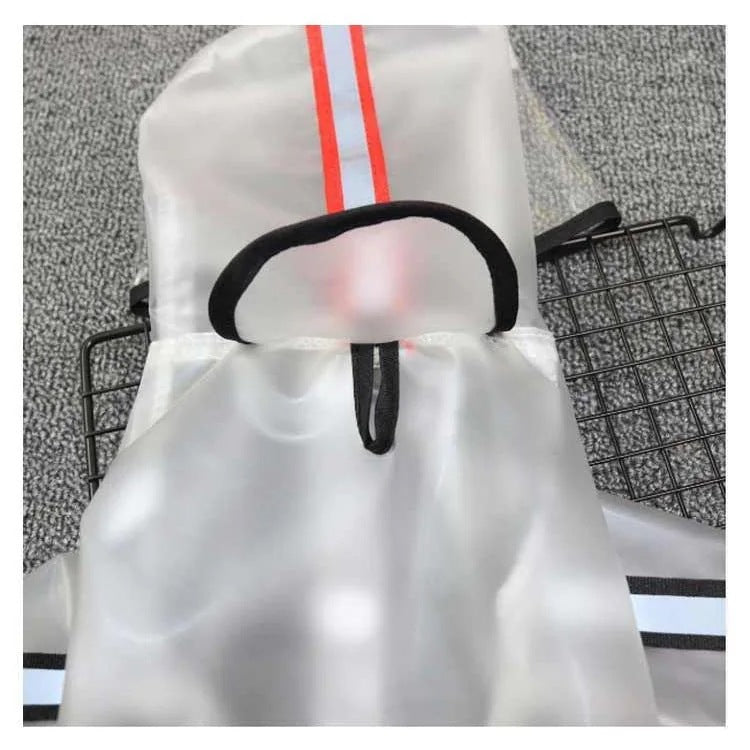 犬 レインコート 雨具 レインウェア ドッグウェア 犬服 フード付き 反射テープ付き ペット服 レインポンチョ 中型犬 大型犬 小型犬 犬屋 帽子付き