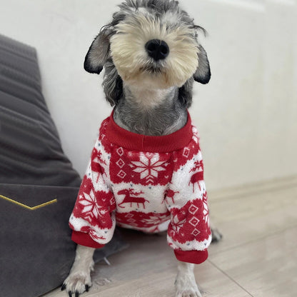 犬服秋冬用ペット服猫服防寒保温厚手犬服クリスマスペットパーカー