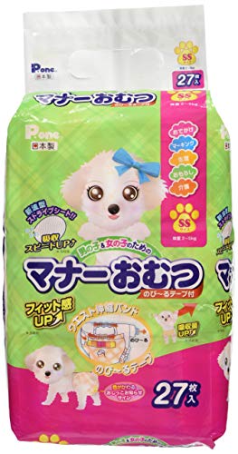 Pone P.one マナーおむつのび*るテープ付き SS 27P
